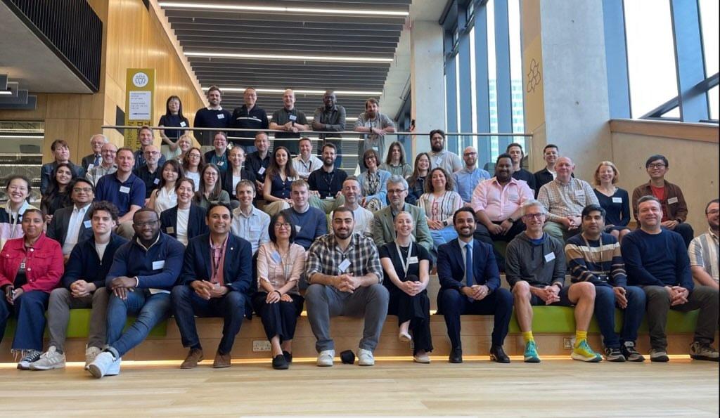 Participants at the AI and Healthcare academic-industry event